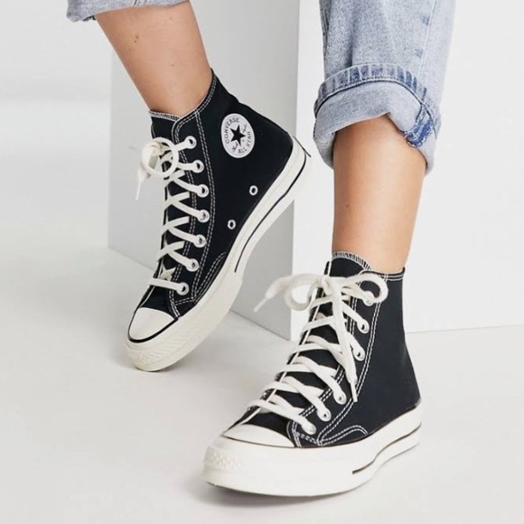 Converse Shoes - Converse Chuck 70 Hi Sneaker in Black & Egret